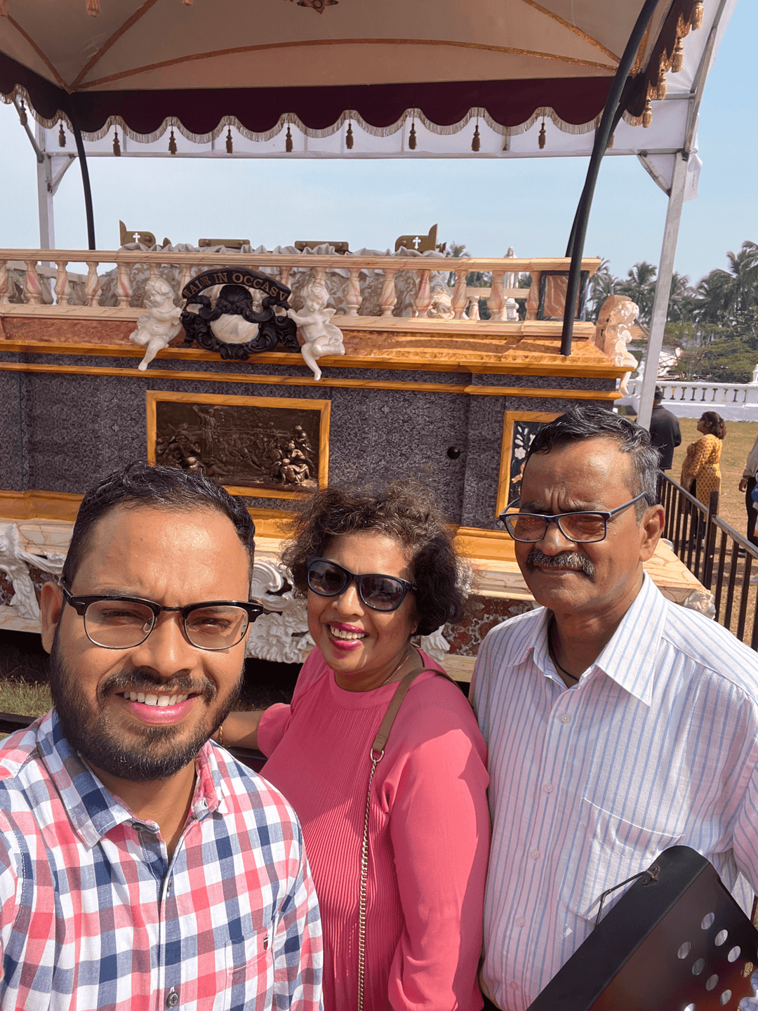 Me and my parents at Old Goa